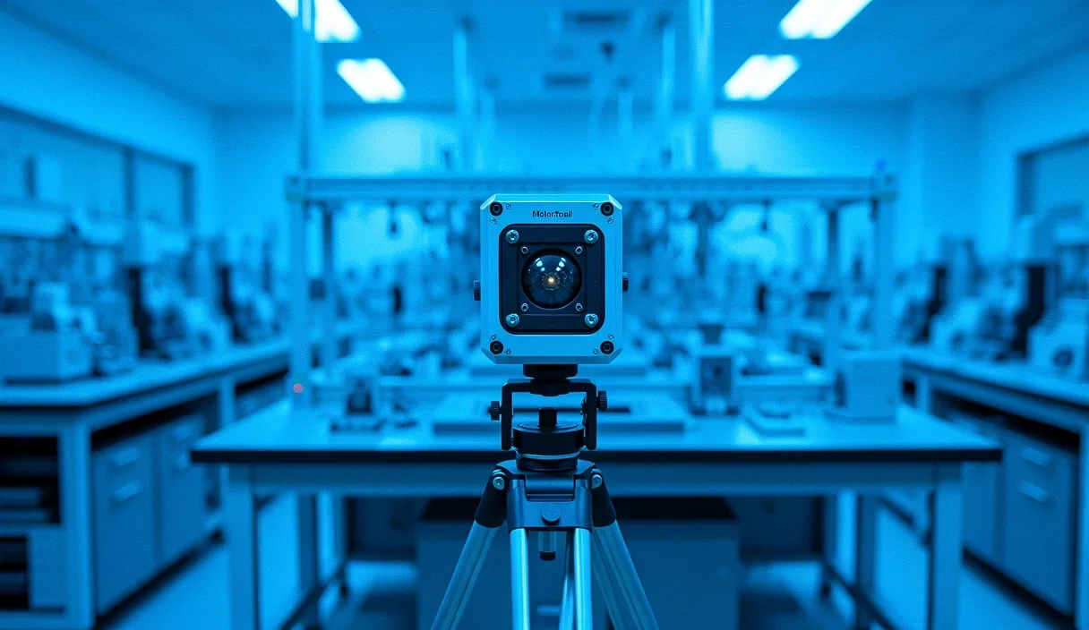Precision optical sensor in laboratory